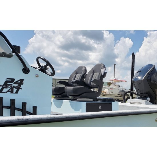 Siège de bateau Tempress Probax Captains Charcoal Grey Carbon