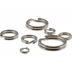 Bague Fendue Westin 12mm Nickel Noir 10pcs