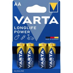 Varta 4906 AA Longlife Power Blister alcalin 4 pièces