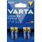 Varta 4903 AAA Longlife Power Blister alcalin 4 pièces