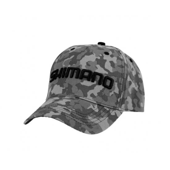 Shimano Wear Cap Gris Camo Taille Unique