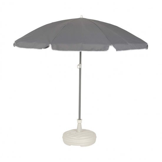 EDA Pied de parasol 42cm Plastique Blanc