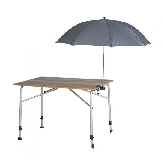 Bo-Camp Parasol de Table Compact 106cm Gris