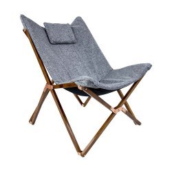 Bo-Camp Urban Outdoor collection Fauteuil relax Bloomsbury M Oxford polyester Gris