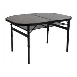 Bo-Camp Industrial collection Table Northgate Oval Valise modèle 120x80cm