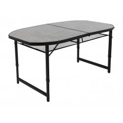Bo-Camp Industrial collection Table Northgate Oval Valise modèle 150x80cm