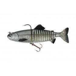 Fox Rage Replicant 18cm Articulé 80g UV Silver Bait Fish