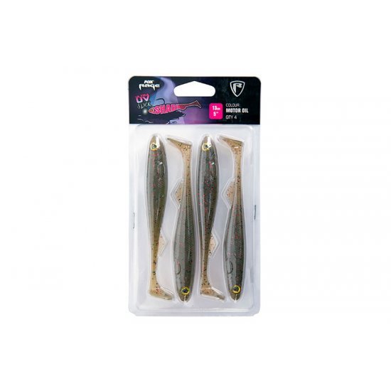 Fox Rage Slick Shad Huile Moteur Ultra UV 13cm 4 Pièces