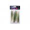 Fox Rage Slick Shad Ultra UV Épinoche 13cm 4 Pièces