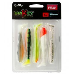 Fox Rage Spikey Shad Lot de couleurs mélangées 9 cm