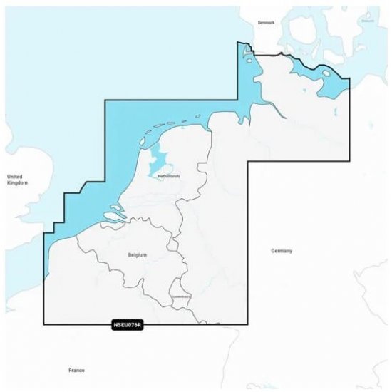 Carte Garmin Navionics+ NSEU076R Benelux et Allemagne Ouest