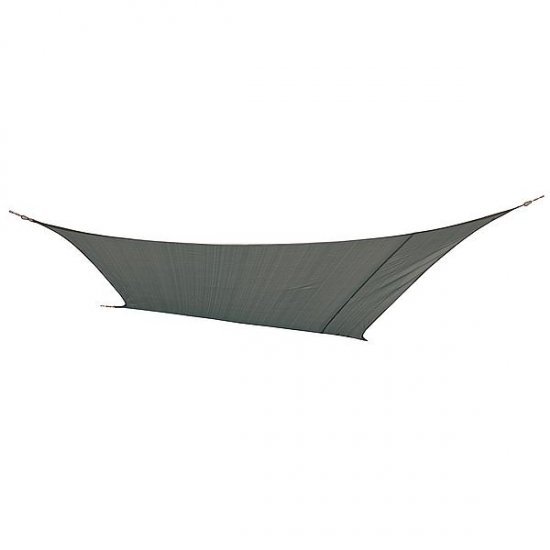 Bo-Camp Voile dombrage Carreau 3,6x3,6x3,6 Meter Anthracite
