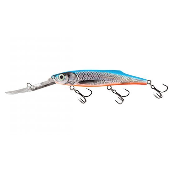 Salmo Freediver Super Deep Runner 12cm Argent Bleu